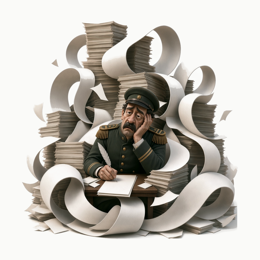 Ilustração do vilão Capitão Manualis